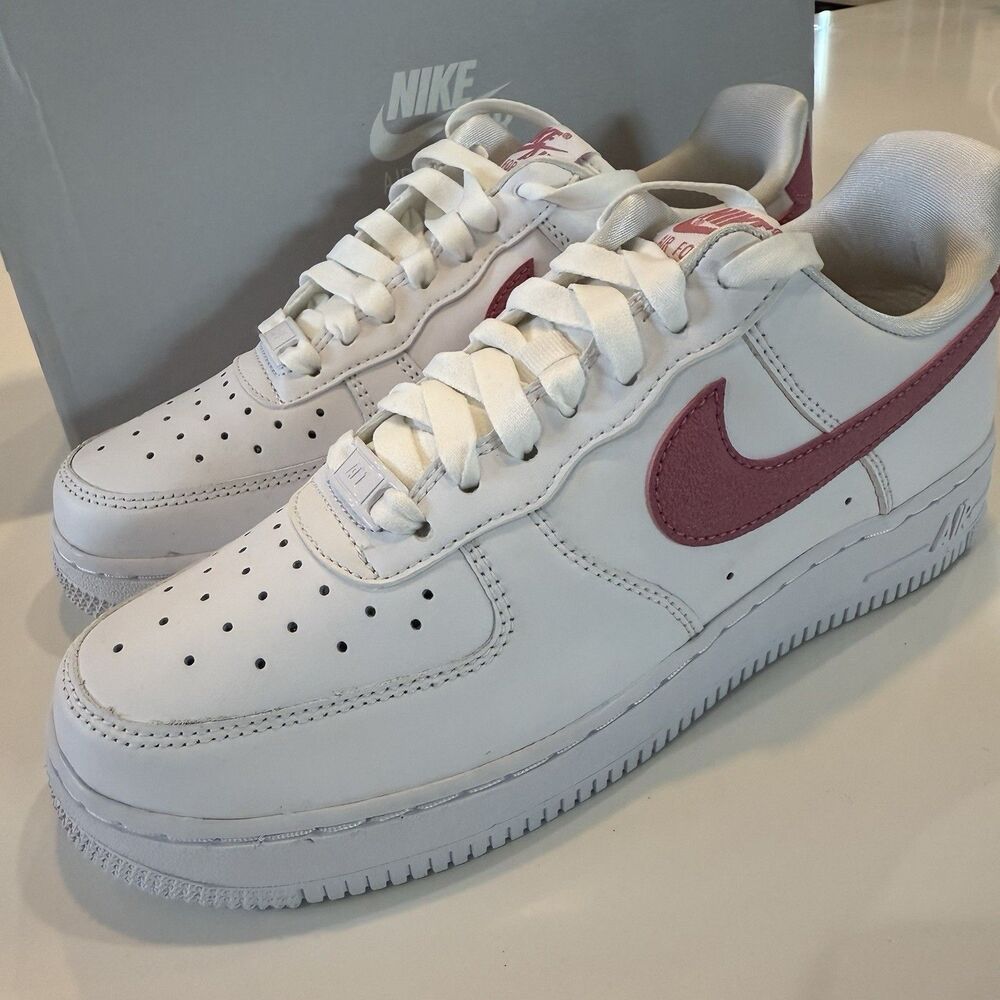 Nike Air Force 1 Low White/Desert Berry Women’s Size 6.5 Brand New With Box